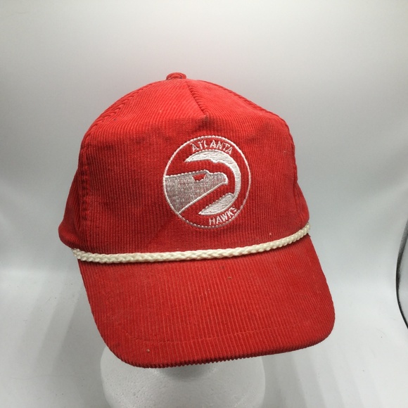 Vintage Atlanta Hawks Corduroy Snapback 
